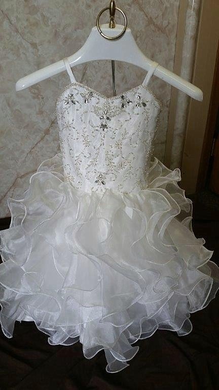 mini bride ruffle dress